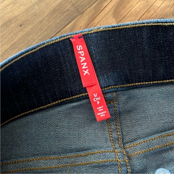 SPANX Blue Flare & Wide Leg Jeans - Picture 12 of 16
